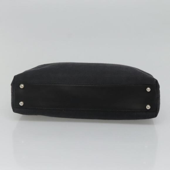 CELINE C Macadam Canvas Hand Bag Black - Picture 9 of 12